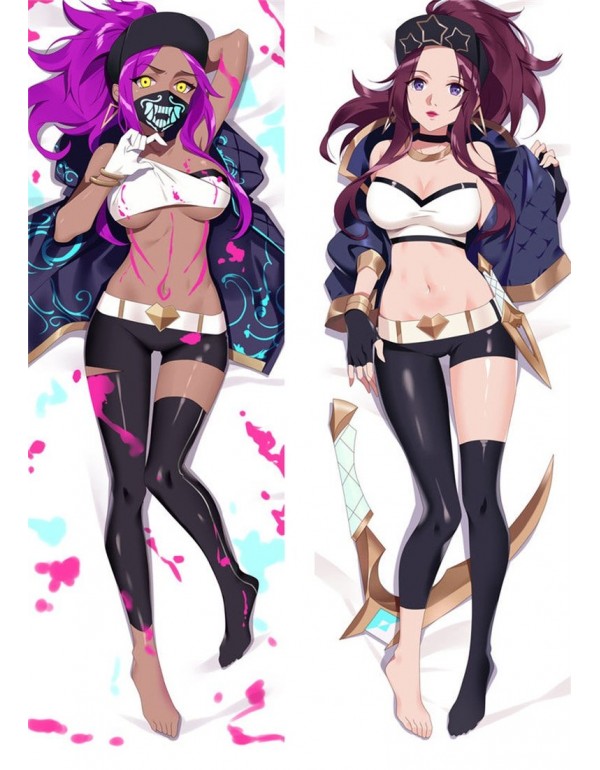 Akali KDA League of Legends Anime Body Pillow