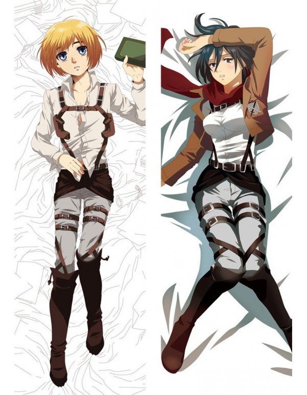 Armin & Mikasa Attack on Titan Anime Body Pill...