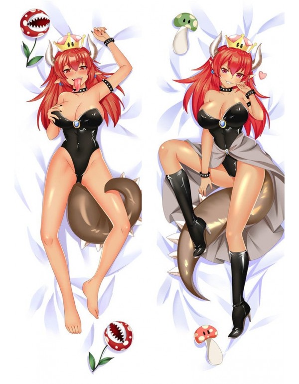 Bowsette Super Mario Anime Body Pillow