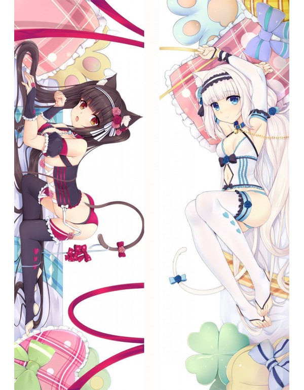 Chocola & Vanilla Nekopara  Anime Body Pillow