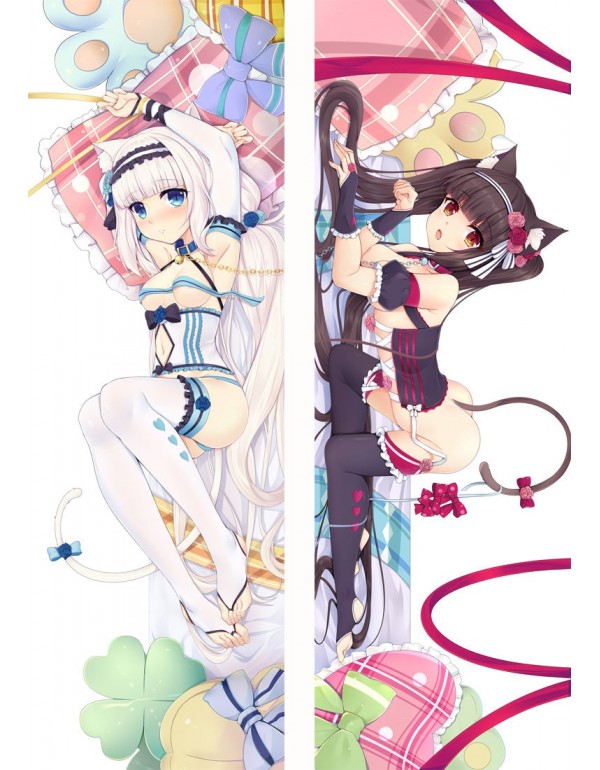 Chocola & Vanilla Nekopara  Anime Body Pillow