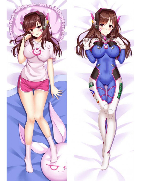 D Va Overwatch Anime Body Pillow