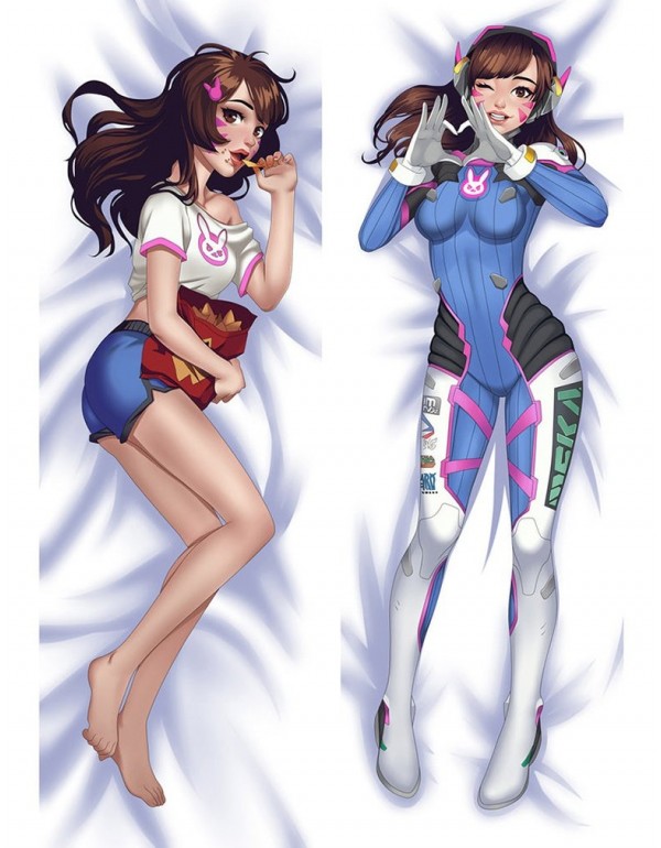 D Va Overwatch Anime Body Pillow