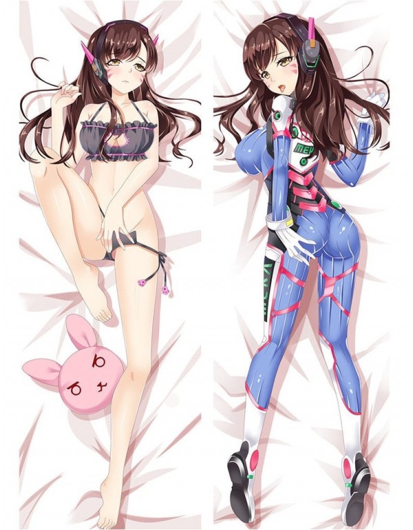 D Va Overwatch Anime Body Pillow