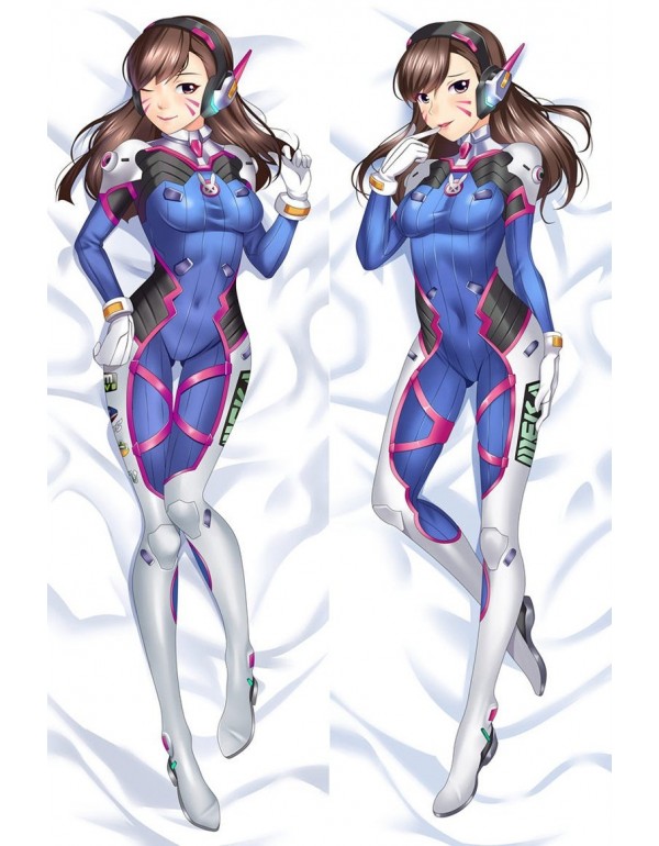 D Va Overwatch Anime Body Pillow