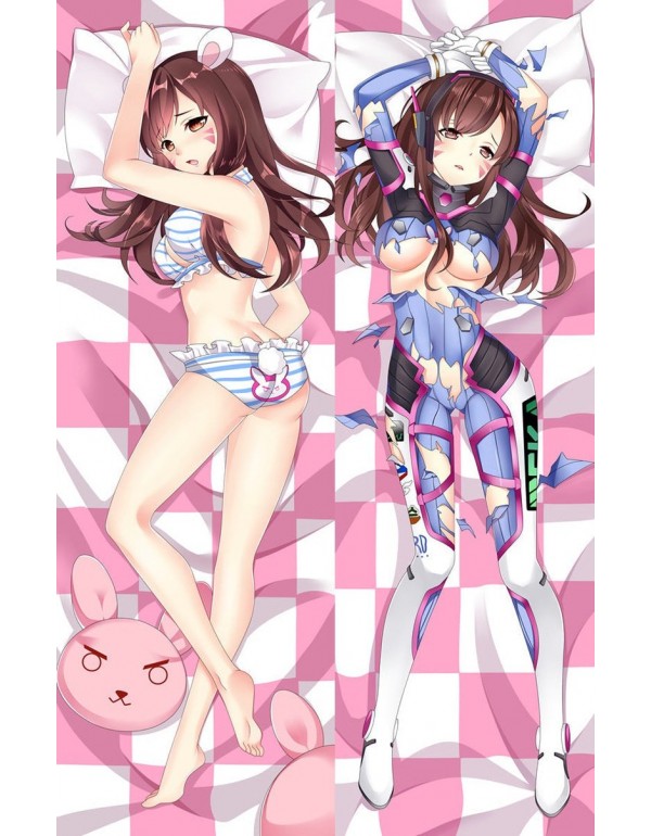 D Va Overwatch Anime Body Pillow