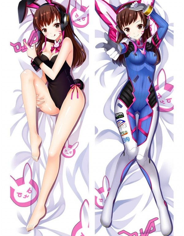 D Va Overwatch Anime Body Pillow