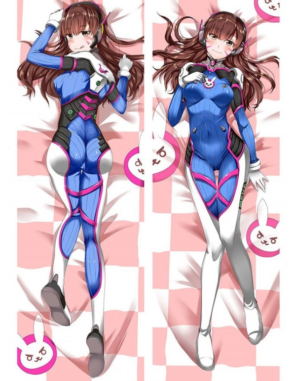 D Va Overwatch Anime Body Pillow