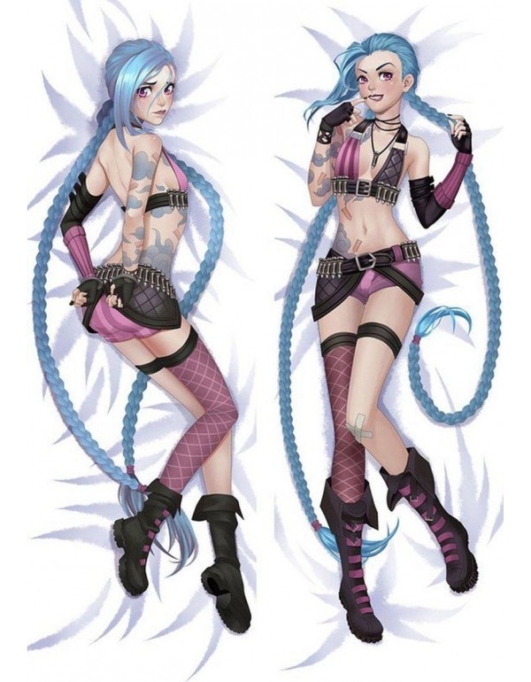 Jinx League Of Legends Anime Body Pillow