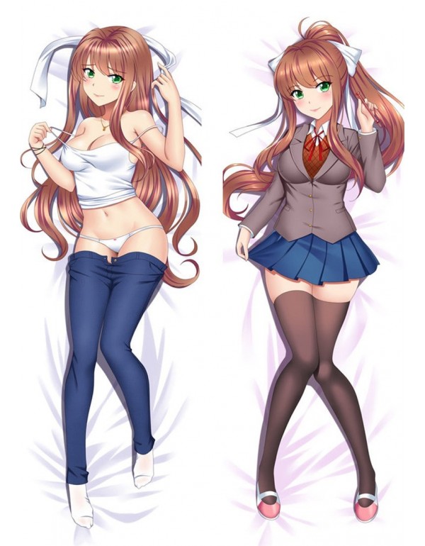 Monika Doki Doki Literature Club Anime Body Pillow