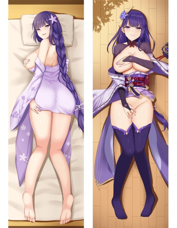 Raiden Shogun Genshin Impact Anime Body Pillow