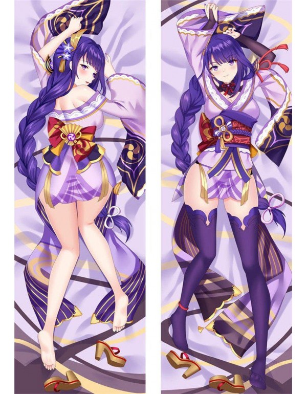 Raiden Shogun Genshin Impact Anime Body Pillow