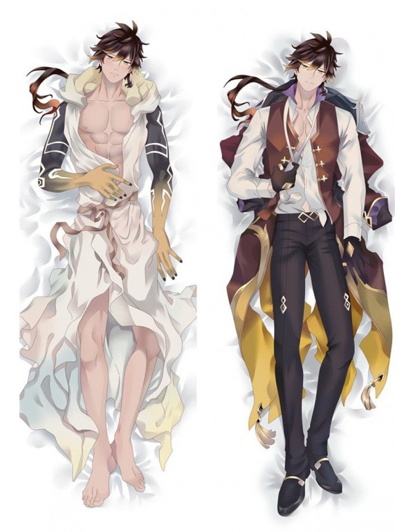 Zhongli Genshin Impact Anime Body Pillow