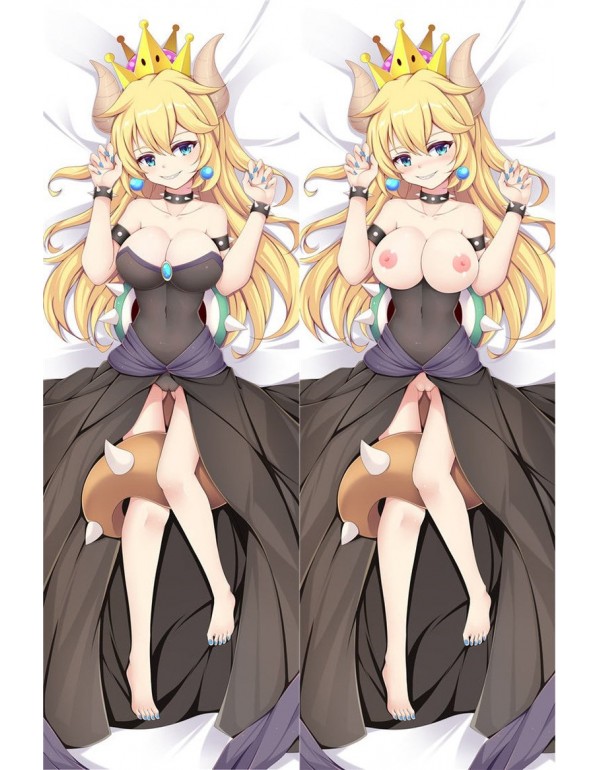 Bowsette Super Mario dakimakura  Anime Body Pillow